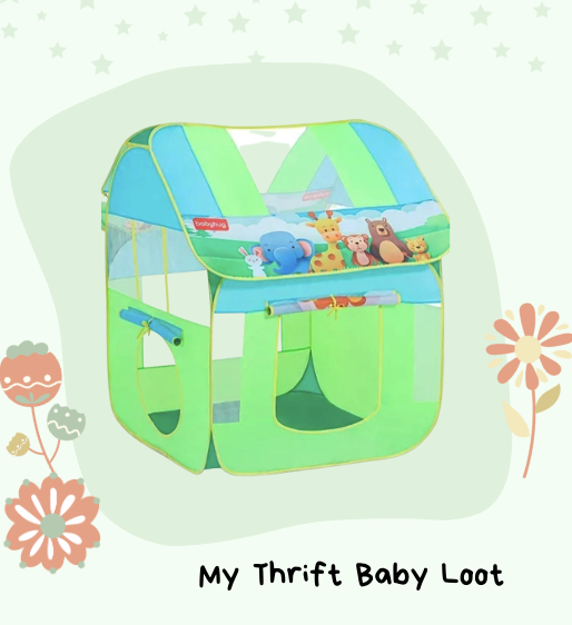 Like New Babyhug big pop-up play house